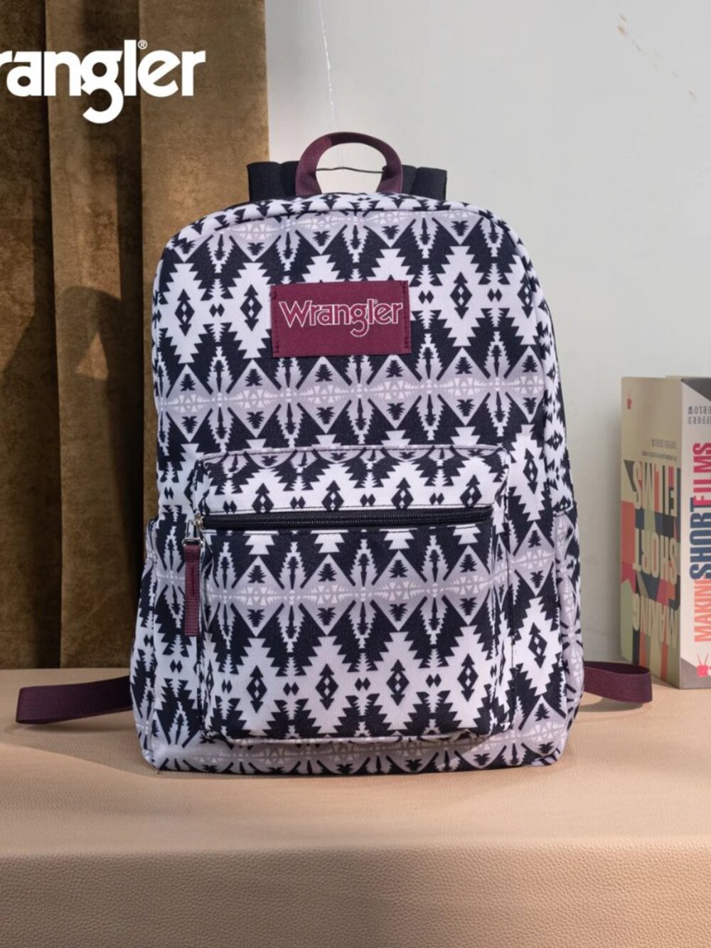 Wrangler Aztec Print Backpack - Black